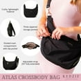 thumbnail image 3 of Kedzie Women's Convertible Crossbody Bag with Top Handle and Adjustable Strap, Black, 3 of 8
