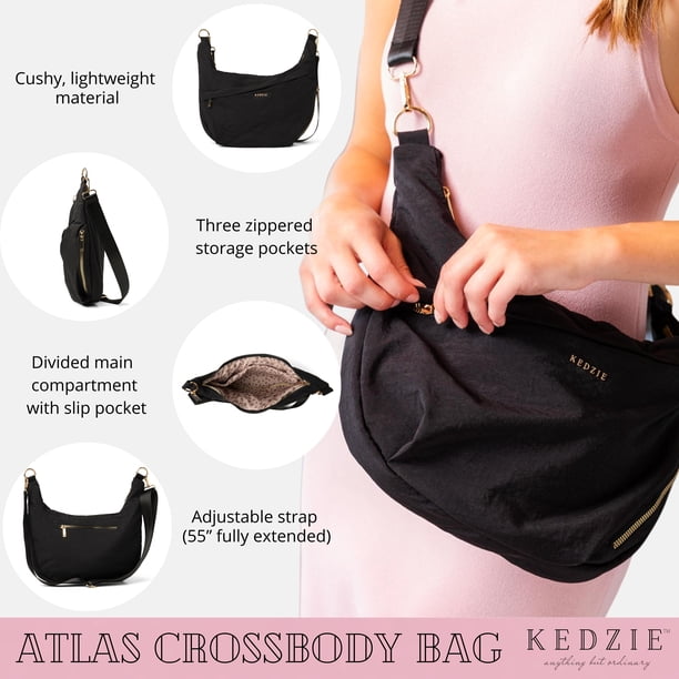 Kedzie Women's Convertible Crossbody Bag with Top Handle and
