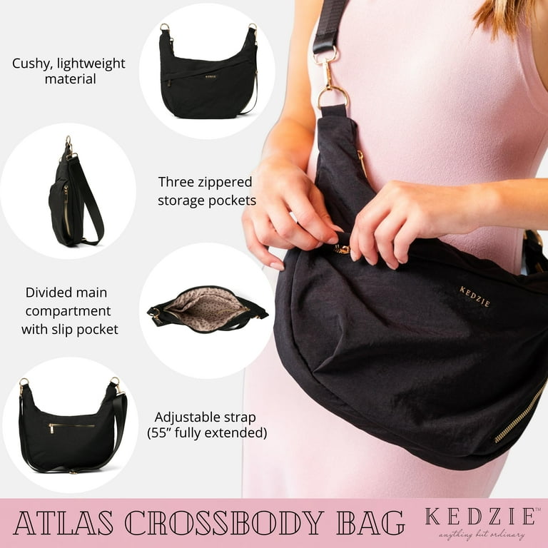 Kedzie Women's Convertible Crossbody Bag with Top Handle and