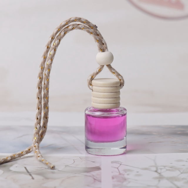 Dvkptbk Diffuseur de Parfum et d'Huile Diffuseur d'Aromathérapie Automobile Mini Bouteille en Verre Pendentif Diffuseur de Fragra 10ML