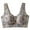 Khaki, variant on See Through Bras for Women Floral Plus Size Push Up Padded Bra Stretch Breathable Skinny Lightly Supportive Bras