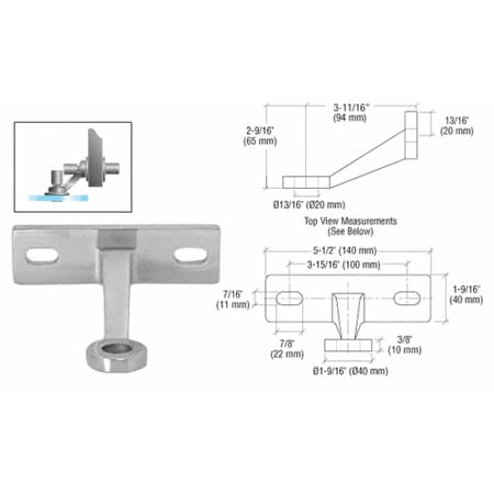 - CRL Brushed Stainless Heavy Duty Single Arm Wall Mount Frame Spider