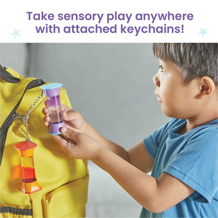 Soothing Sensory Tubes Set of 4 with Keychains photo 4