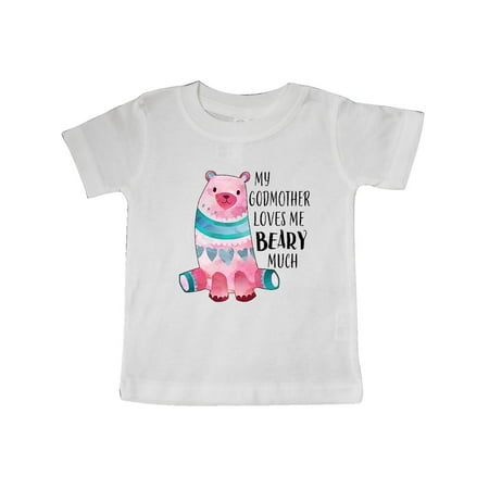 

Inktastic My Godmother Loves Me Beary Much with Cute Bear Gift Baby Boy or Baby Girl T-Shirt