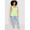 thumbnail image 3 of Womens Plus Size Rib Knit Tank Top, 3 of 5