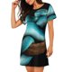 thumbnail image 2 of Disketp Blue Viper Snake para Camisón Corto de Manga Corta para Mujeres, Camisón Cómodo con Escote Redondo, Bonito y Confortable, 2 of 6