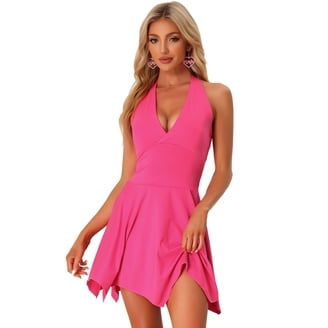 DARING DIVA Lace Halter Neck Sleeveless Bodycon Cocktail Sheath Dress XS Light  Pink - Walmart.com