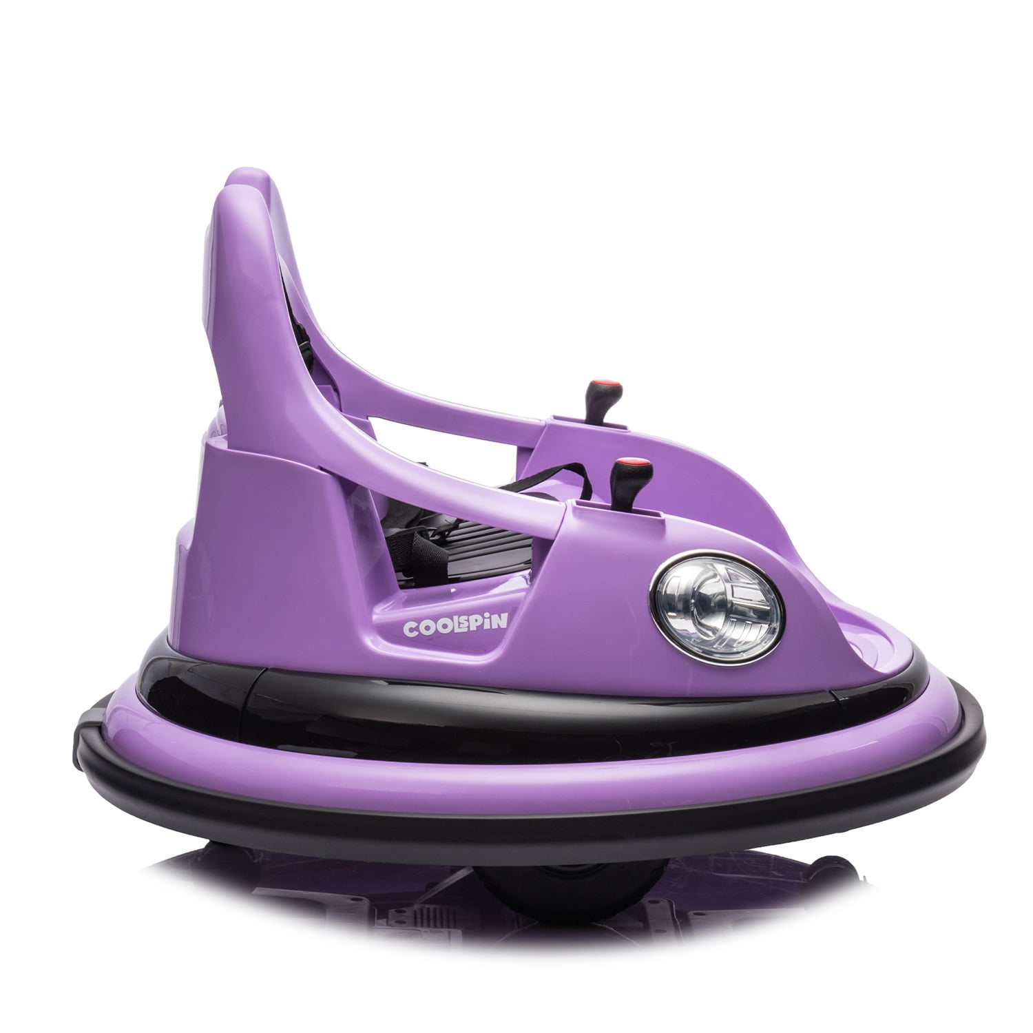 CIPACHO 12V Electric Ride On Bumper Car for Kids & Toddlers 1.5-5 Years Old, Baby Bumping Toy Gifts, LED Lights, 360 Degree Spin, Purple CIPACHO 12V Electric Ride On Bumper Car for Kids & Toddlers 1.5-5 Years Old, Baby Bumping Toy Gifts, LED Lights, 360 Degree Spin, Purple