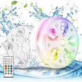 thumbnail image 1 of Luz Led Subacuática Con Control Remoto Y Ventosa Luz De Buceo Impermeable Luz De Tanque De Peces Para Interiores Y Exteriores Noticed HA037044-00, 1 of 6