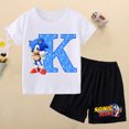 thumbnail image 3 of Nuevas camisetas y pantalones cortos de Sonics para niños, camisetas con gráficos de dibujos animados de anime, camisetas casuales de manga corta para niños, ropa de verano para niños 2024, 3 of 5