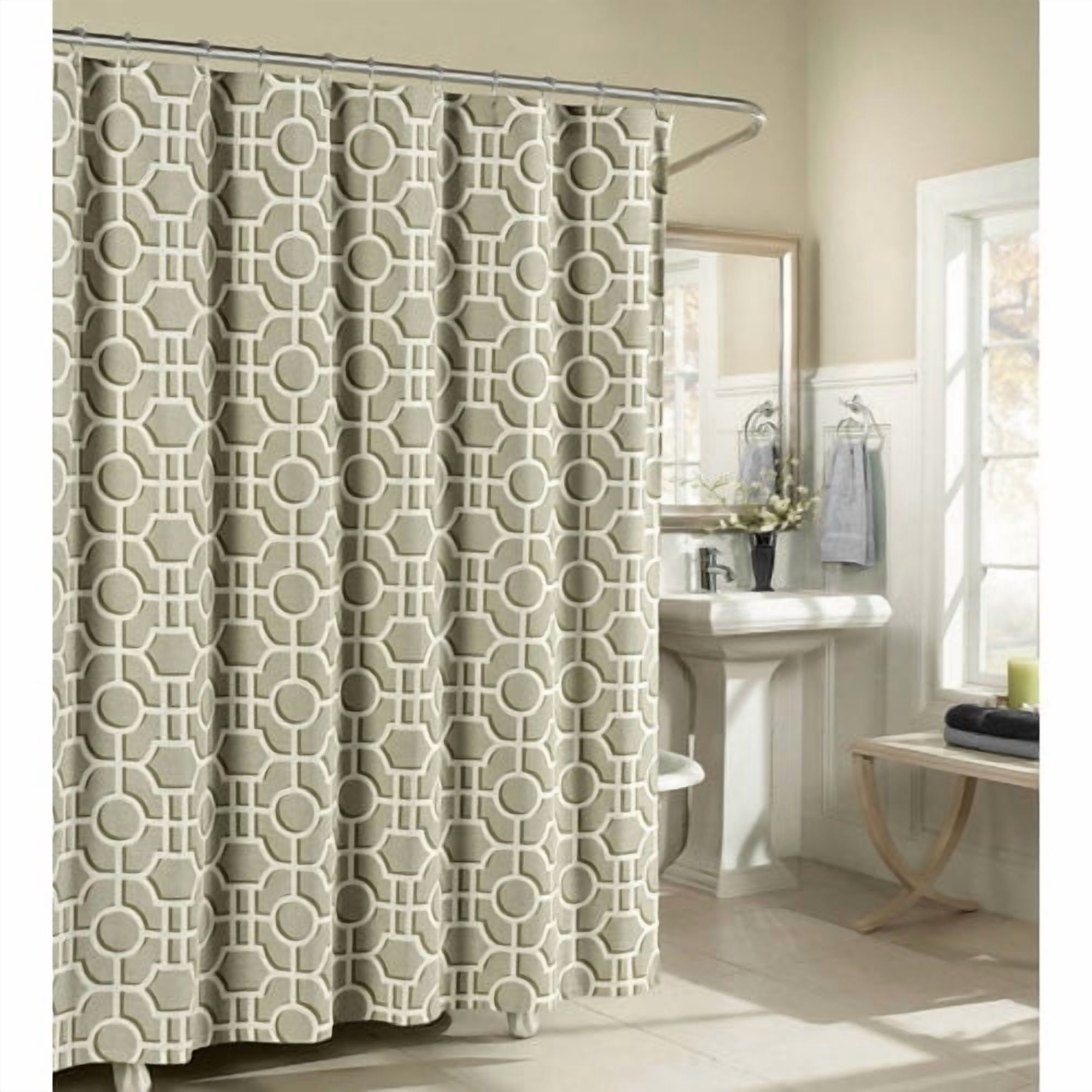 Bath Studio London Cotton Single Shower Curtain
