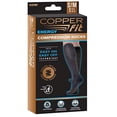 thumbnail image 1 of Chaussettes de Compression Uni, Choisissez la Taille et les Paires (2, Grand/très Grand), Noir, 1 of 2