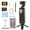 black+64G Card, variant on Ourlife 4K Vlogging Camera with 3-Axis Gimbal Stabilizer, AI Face Tracking, WiFi, 1.7" Touch Screen, Portable Handheld Video Camera for Travel, YouTube & Sports White