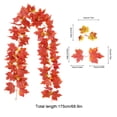 thumbnail image 3 of LSLJS Halloween Decorations Simulated Maple Leaves Halloween Simulation Green Plants Bar Home Garden Decorations, Halloween Decorations, Halloween Party Favors, 3 of 6