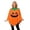 v#33Orange80, variant on Rggeeun Adults Halloween Cape Colorful Candy & Pumpkin Bag Pattern Pointed Hem Crew Neck Flowy Breathable for Halloween Workout Classic Capes,Orange,One Size