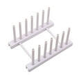 thumbnail image 5 of Kitchen Plastic Storage Pot Lid Rack Plates Organizer Draining Dishes Pan M9X5, 5 of 6