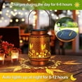 thumbnail image 3 of Ryhampaper Solar Lantern Hanging Light LED Hummingbird Outdoor Garden Lamp Waterproof Garden Decor, 3 of 10
