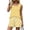 Yellow, variant on 2 Piece Sets for Women Casual Womens Short Sets Polka Dots Travel Vacation Sleeveless Tank Top Square Neck Drawstring Womens Summer Outfits Black S