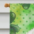 thumbnail image 3 of Carolines Treasures CK1814CHF Shamrocks Bichon Frise Flag Canvas House Size  Large multicolor, 3 of 4