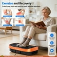 thumbnail image 3 of Vibration Plate Fitness Platform Exercise Machine, Orange, LCD Display, 400 lb Max Load, 1-Count, 3 of 9