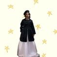 thumbnail image 2 of abrigo de niña, Maga boutique,talla8, color negro, una pieza, con boina, forro completo, detalle de moños,, 2 of 4