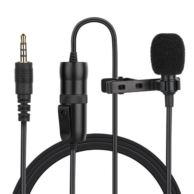 Portable M1 Port Clip-On Microphone 6m Wire Length Mini Size