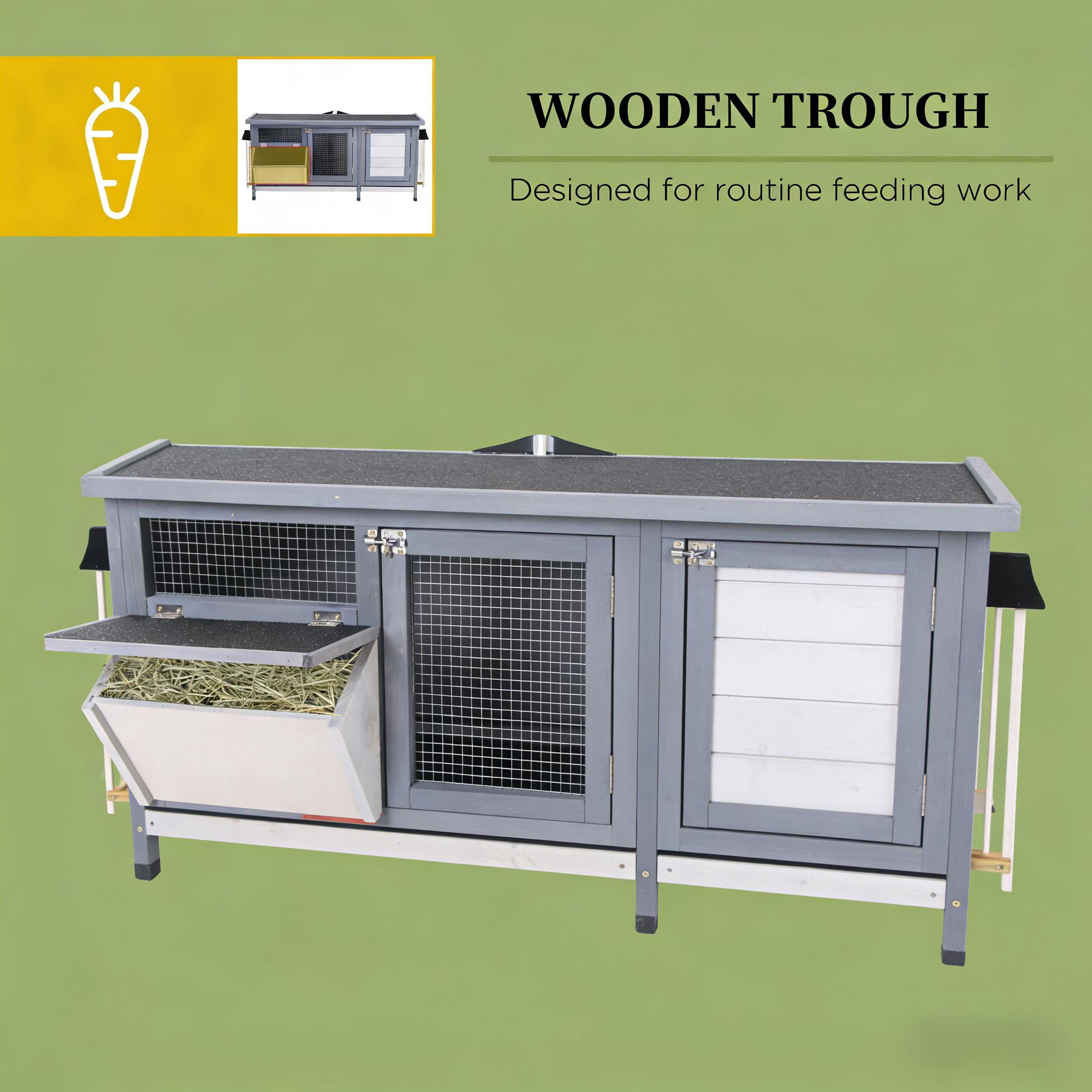 Wooden Pet House Small Animal Cage Rabbit Hutch