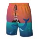 thumbnail image 4 of Fotbe Lighthouse and Whale Trajes de Baño Estampados para Hombre, Shorts de Verano de Secado Rápido, Ropa de Playa, Bañadores-X-Large, 4 of 6
