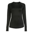 thumbnail image 2 of ClimateRight by Cuddl Duds Women's Grid Warmth Long Underwear Crewneck Thermal Top, Sizes XS-4X, 2 of 6