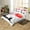 Black White Pink Red, variant on Erosebridal Corgi Dog Comforter Cover Queen,Crow Cherry Blossom Bedding Sets Queen Size,Japanese Style Decor,Reversible,3pcs(No Comforter)