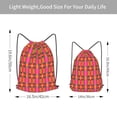 thumbnail image 4 of XMXT Unisex Drawstring Backpack for Women Men, Colorful Broadway Prints Waterproof Gym Bag String Bags for Shopping Sport Travel, s, 4 of 8