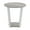 Gray/White, variant on Roundhill Furniture Elysian Contemporary Round End Table with Shelf, Gray