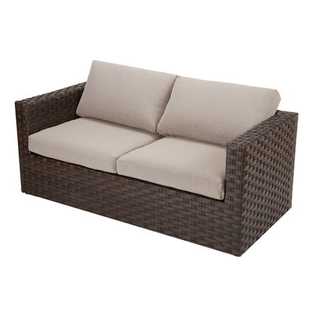 Better Homes Gardens Harbor City Patio Loveseat with Beige