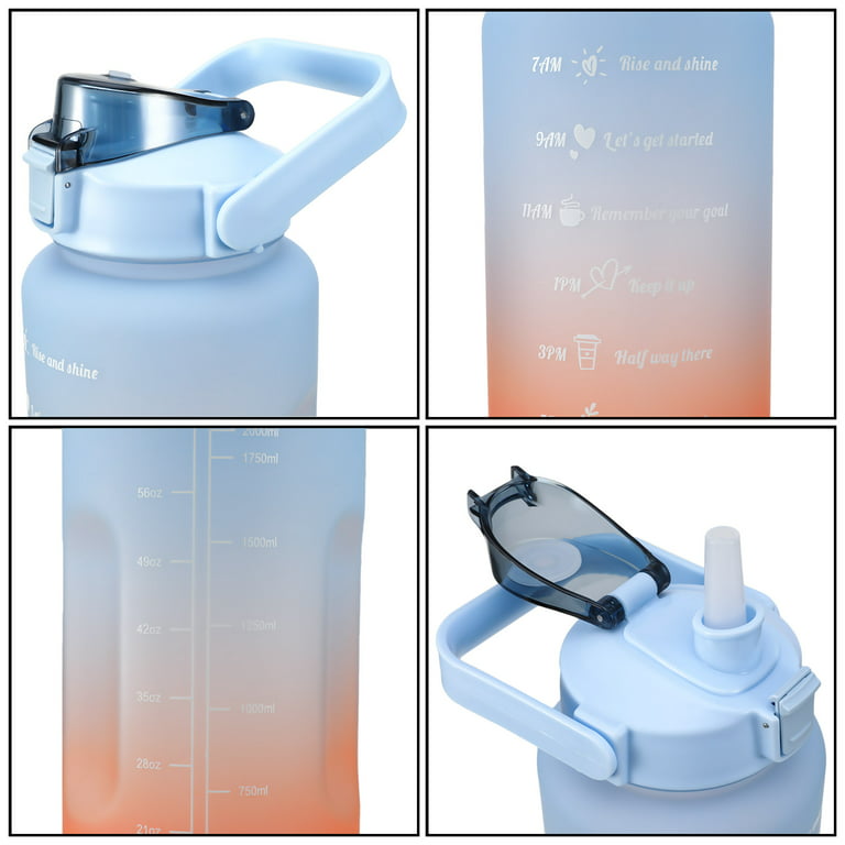 SkinnyFit Hydro Bottle Motivational Water Bottle w/Intuitive Time Markers,  Leak & Sweat Proof, Carry…See more SkinnyFit Hydro Bottle Motivational