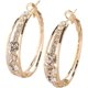 thumbnail image 1 of LINLIN - Pendientes de aro con incrustaciones de diamantes de imitación para mujer, personalizados, con diseño de oreja grande, gruesos y con botón., 1 of 1