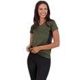 thumbnail image 4 of 5-Pack Women's Short Sleeve V-Neck Activewear T-Shirt Dry-Fit Moisture Wicking Perfomance Yoga Top (Available in Plus Size), 4 of 6