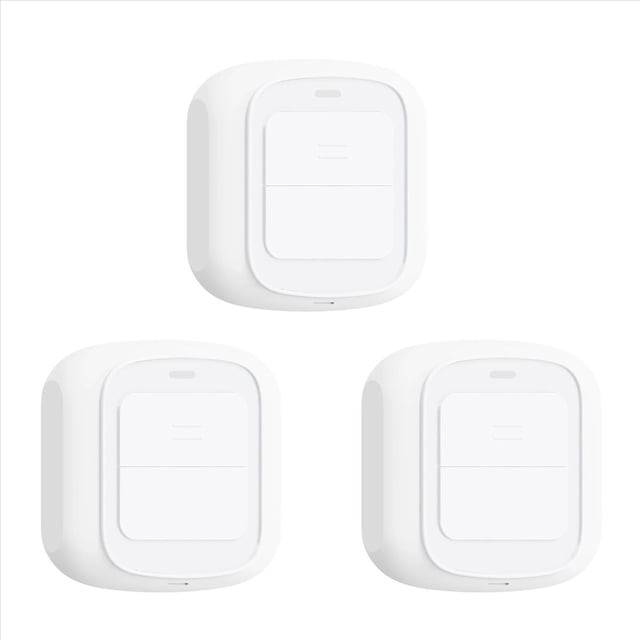 3X Tuya WiFi BotóN Escena Interruptor InaláMbrico Luz Inteligente Interruptor de Pared Bajo Consumo de EnergíA Sin Cableado para un Toque para Ejecutar