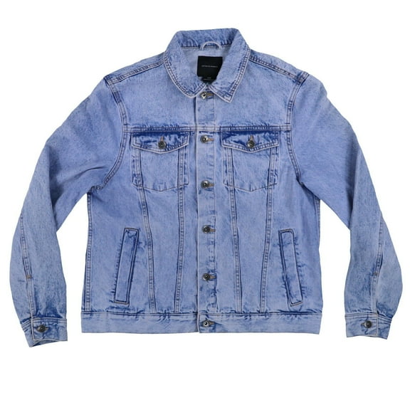Cotton On Men's Rodeo Jean Jacket Denim Outerwear Buttondown Blue Large New