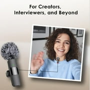 Pro Wireless Lavalier Microphone for iPhone and Android