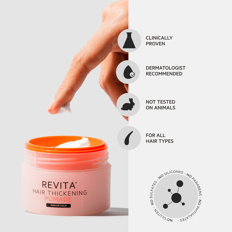 Revita Hair Thickening Pomade - Medium Hold - 100ml (3.3 fl oz