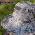 thumbnail image 6 of Wide Brim Solar Fan Outdoor Fishing Hat-Solar & USB Charging UPF50+ Outdoor Sun Hat with 2 Solar Fan for Work, Camping, 6 of 8