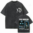 thumbnail image 1 of The Weeknd XO Tour 2025 Vintage Washed T Shirt Pop Music Fans Gift - Pepper - S, 1 of 4