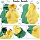 thumbnail image 2 of 2 Pieces Fruit Dog Hoodie Clothes,Cold Weather Sweatshirt Pet Coat for Puppy Small Medium Dogs CatssizeL, 2 of 4
