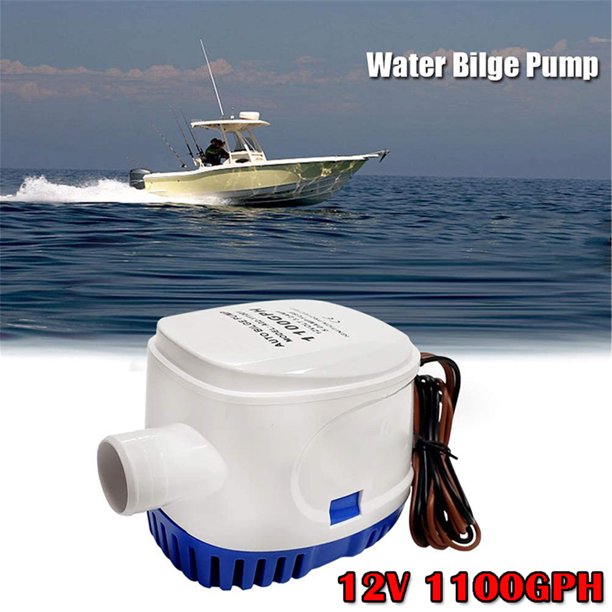 Automatic Bilge Pump for Boat With Float, Elbourn 1Pc Bilge Water Pump 12v 1100gph