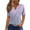 Purple, variant on Women's V-Neck Henley Short Sleeve Top - Casual Loose Fit Button Down Shirt with Pocket, Breathable for Daily Wear & Summer