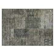 Addison Rugs Chantille ACN669 Taupe 1'8" x 2'6" Indoor Outdoor Area Rug, Easy Clean, Machine Washable, Non Shedding, Bedroom, Entry, Living Room, Dining Room, Kitchen, Patio Rug
