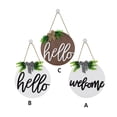 thumbnail image 2 of Toystoory Colgador de puerta delantera, placa de puerta de estilo Vertical, tablero para colgar en la pared con lazo, decoraciones rústicas para porche, Kits de decoración para fiestas Tipo 2 Toystoory HA063872-02, 2 of 6
