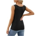 thumbnail image 3 of JINMGG Womens Plus Size $5 ,Tank Tops for Women Summer Printed Camisole Sleeveless T-shirt Loose V Neck Shirts, 3 of 4