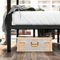thumbnail image 3 of YITAHOME Metal Canopy Bed Frame/13 Inch Platform/Wood Slat Support/No Box Spring Needed (Full, Black), 3 of 7