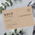 thumbnail image 2 of Koyal Wholesale 56-Pk RSVP Postcards for Wedding Kraft Brown Art Deco Cardstock Response Reply Cards, "4 x 6", 2 of 5